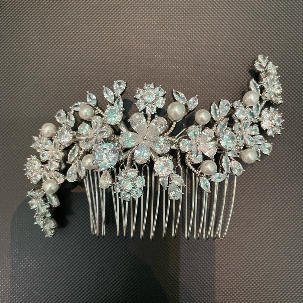Crystal Bridal hair piece